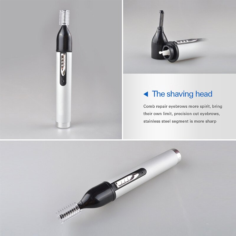 5-in-1 Hair Trimmer - Rechargeable Lipstick Epilator Eyebrow Removal Tool