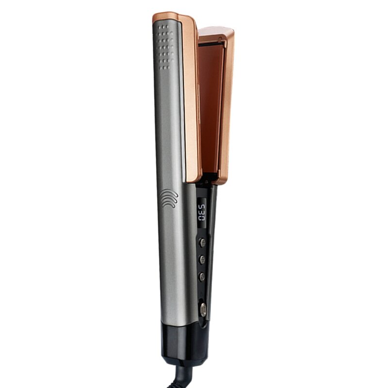 Steam Hair Straightener - Professional Portable Ceramic Flat Iron Steam Care
