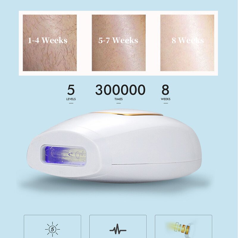 IPL Laser Hair Removal - Lady Permanent Portable Epilator Depiladora Device
