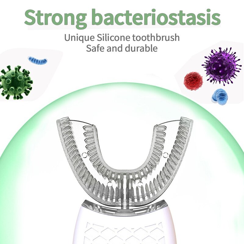 U-Shape Electric Toothbrush - OEM ODM Sonic Soft Bristle Waterproof Rechargeable