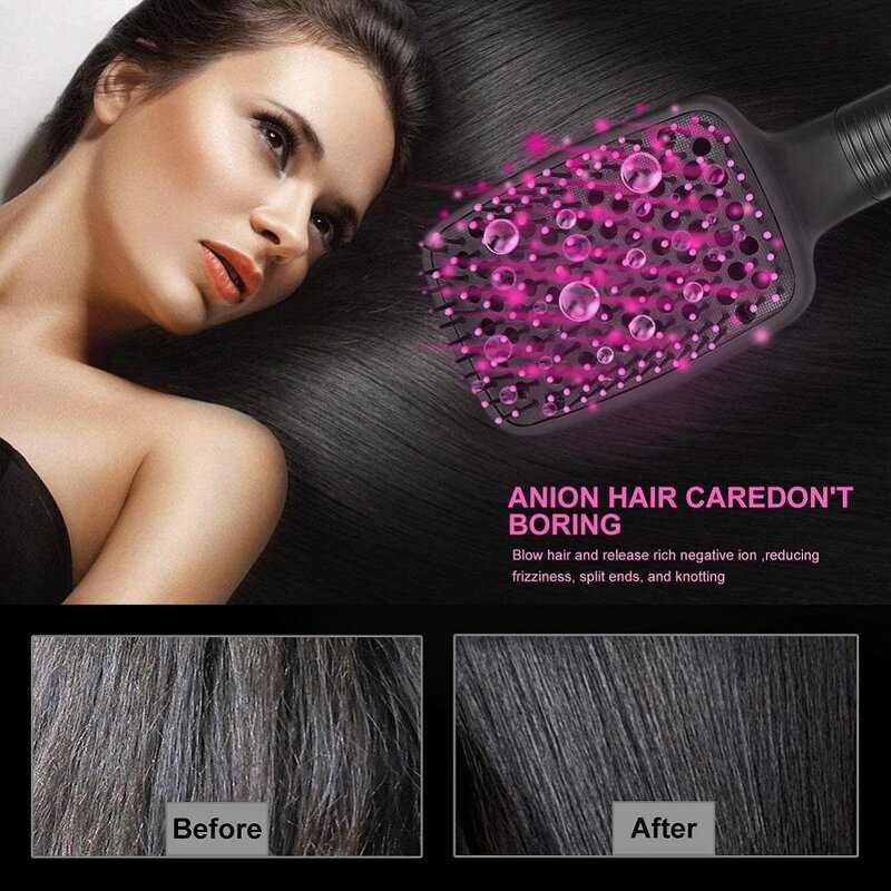 One Step Hot Air Brush - Multifunctional Electric Hair Dryer Comb for Women