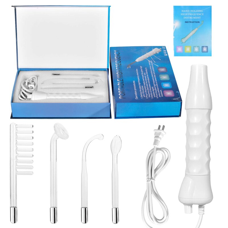 High Frequency Therapy Wand - Anti-Aging Galvanic Electrotherapy Skin Care Tool
