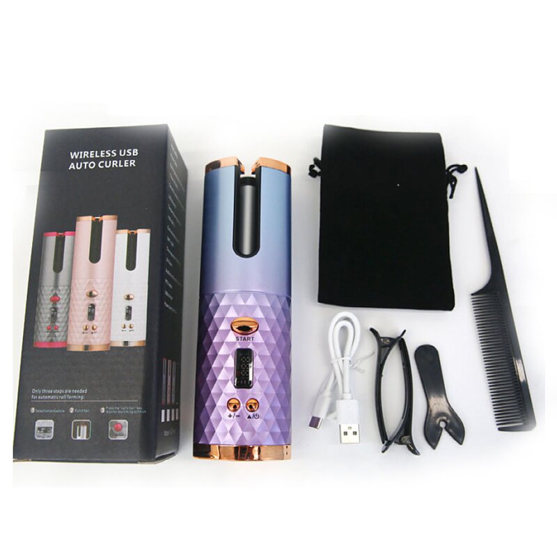 Electronic Spiral Hair Curler - LED OEM Professional Automatic Hair Curler Rollers