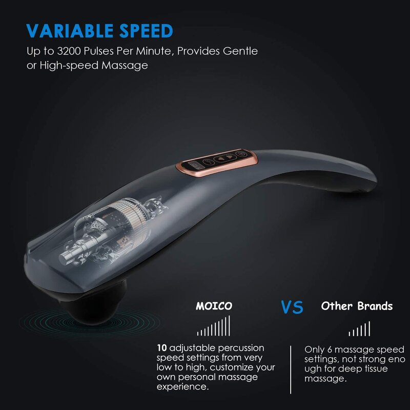 Mini Vibration Massager - Best Seller Scalp Head Neck Shoulder Back Relax Tool