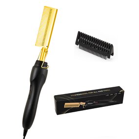 Electric Heating Comb - Factory Hot Sale Hair Straightening Copper Comb