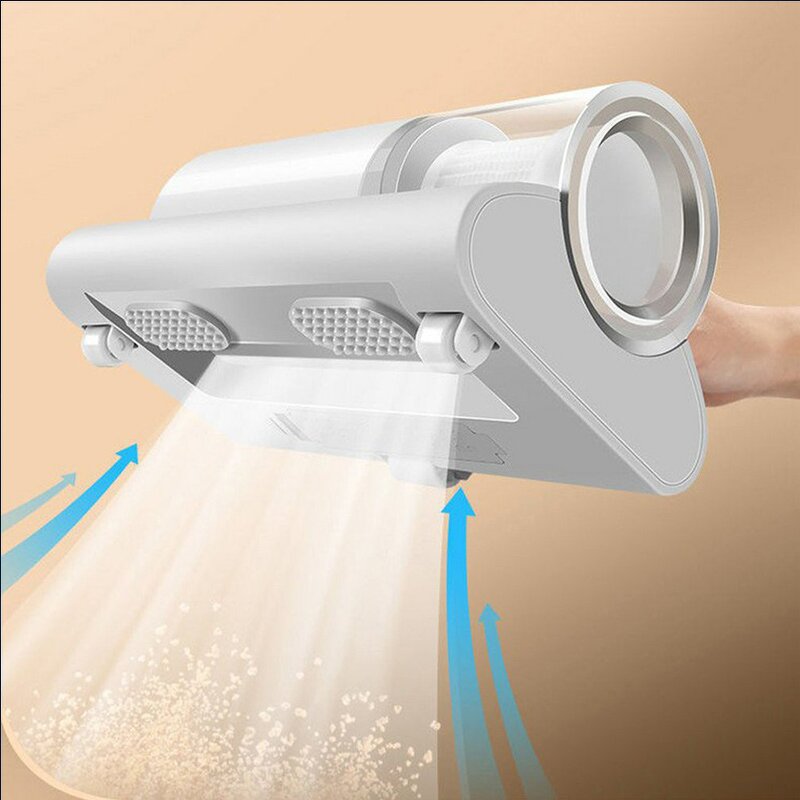 Handheld Bed Vacuum Cleaner - Cordless Mite Removal USB Charging Sterilizer
