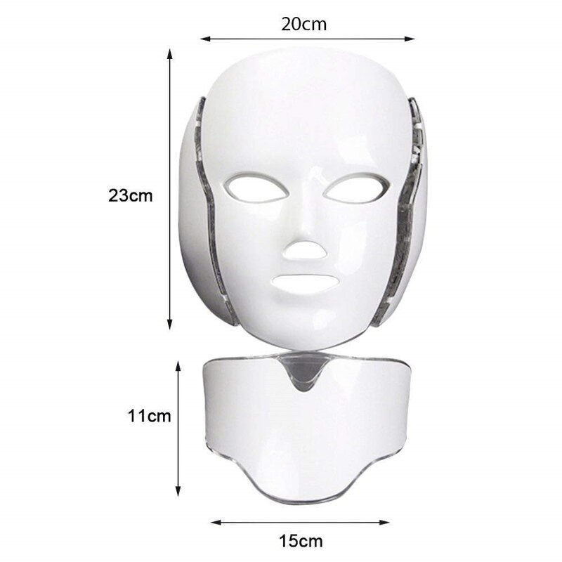 7 Colors LED Facial Mask - Infrared Light Therapy Beauty Skin Care Mask