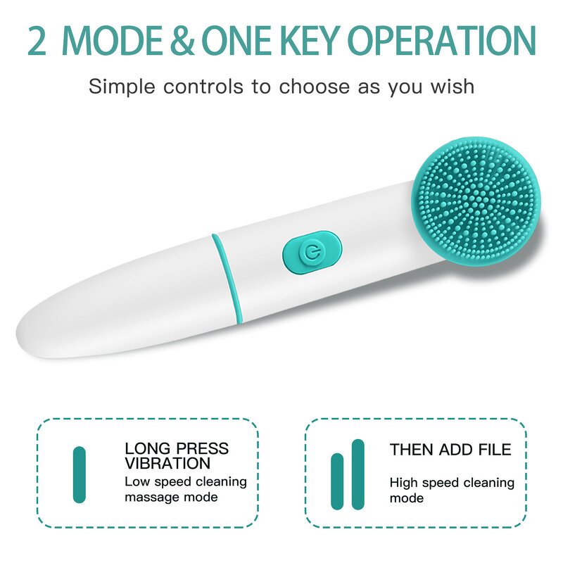Electric Facial Cleansing Brush - Multifunctional Exfoliator for Home and Car