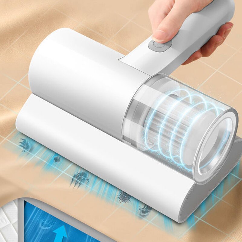 Handheld Bed Vacuum Cleaner - Cordless Mite Removal USB Charging Sterilizer