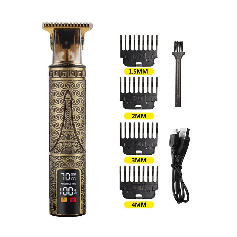 Hair Clipper Trimmer - Baldheaded Zero Gapped Detail Beard Shaver for Men