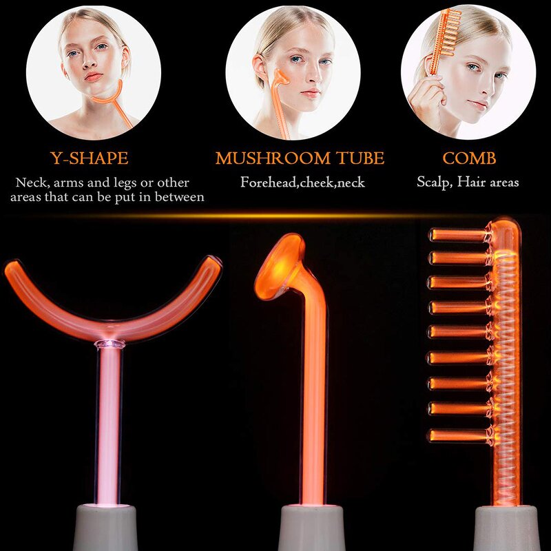 High Frequency Facial Wand - Portable Handheld Electric Face Beauty Machine