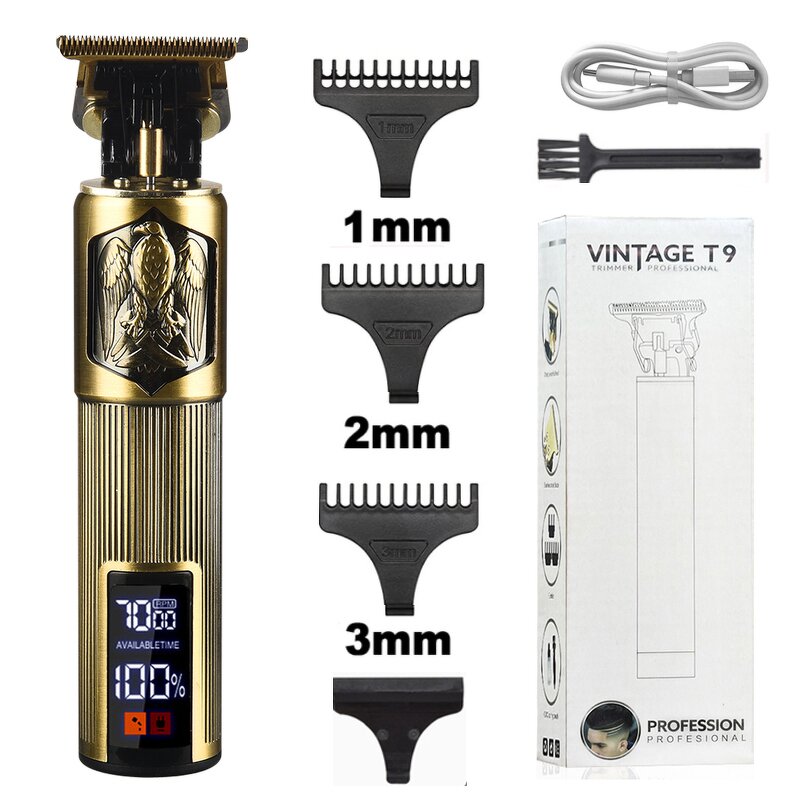 Men Hair Clippers - Factory Price Professional Cordless Barber Beard Trimmer