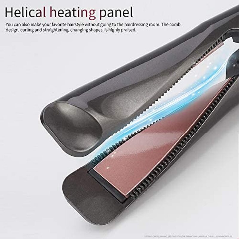 2-in-1 Hair Straightener Curler - Twisted LCD Ceramic Flat Iron Magic Styling