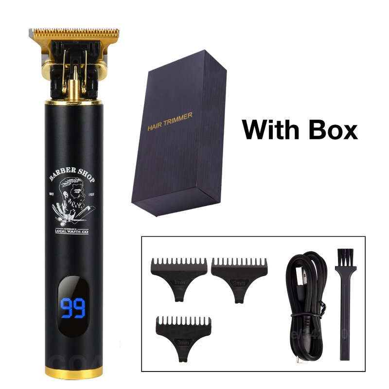 Rechargeable Hair Trimmer - Clipper Shaver Body Groomer Beard Face Shaving