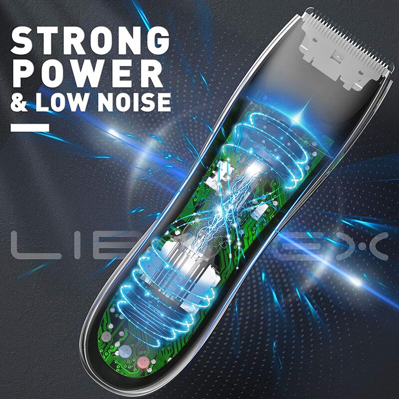 Pet Grooming Kit - Rechargeable Dog Hair Trimmer Clippers Pet Hair Shaver