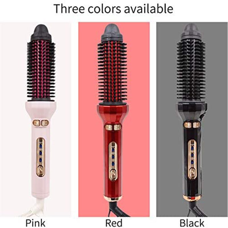 Hair Dryer Straightener Brush Set - Salon Auto Anti-Scald Comb Fast Hot Air