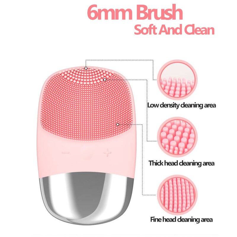 Electric Facial Cleansing Brush - Personal Health Care Tool for Home & Car