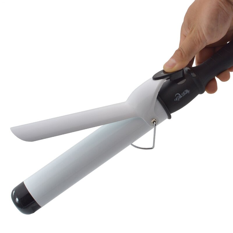 Salon Curling Tong - Professional Ceramic Barrels Hair Curling Wand Iron