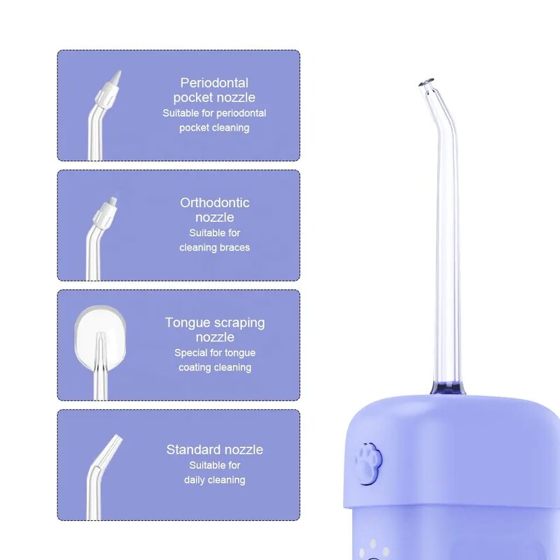Oral Irrigator Manufacturer - Children Cartoon IPX7 Waterproof 130ML