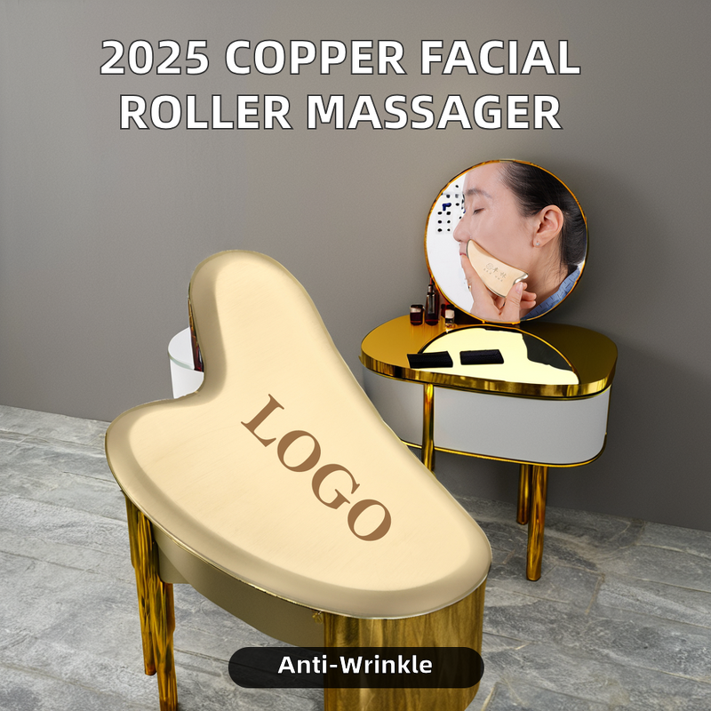 Facial Massager Manufacturer - Brass Scraping Board for Skin Tightening
