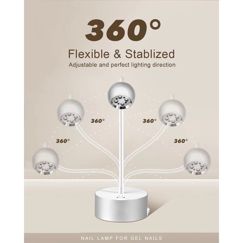 Nail Lamp Manufacturer - Mini Desktop 12w Cordless Touch-type