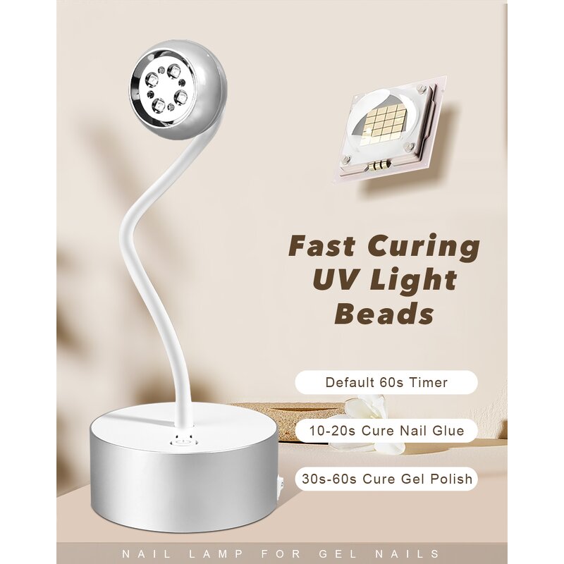 Nail Lamp Manufacturer - Mini Desktop 12w Cordless Touch-type