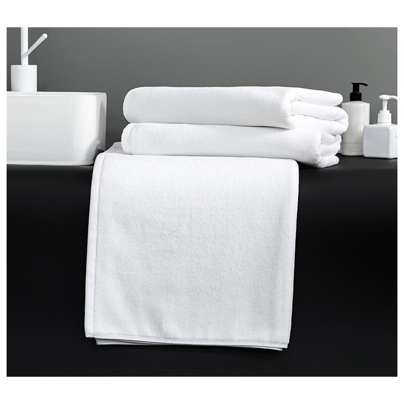 Bath Towel Set Manufacturer - 32-Ply Pure White for Hotels & Salons
