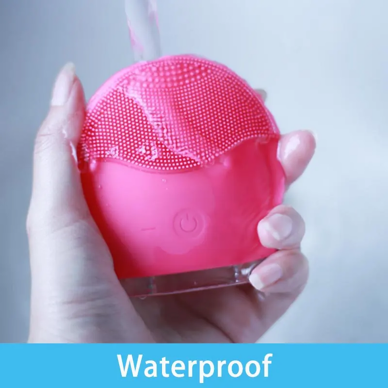 Facial Cleansing Brush Manufacturer - Mini Electric Rechargeable Silicone