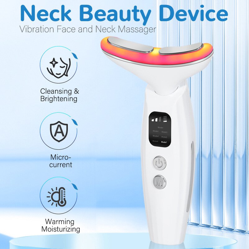 Beauty Device Manufacturer - 7 Color LED Portable USB Rechargeable for Face Neck Lifting