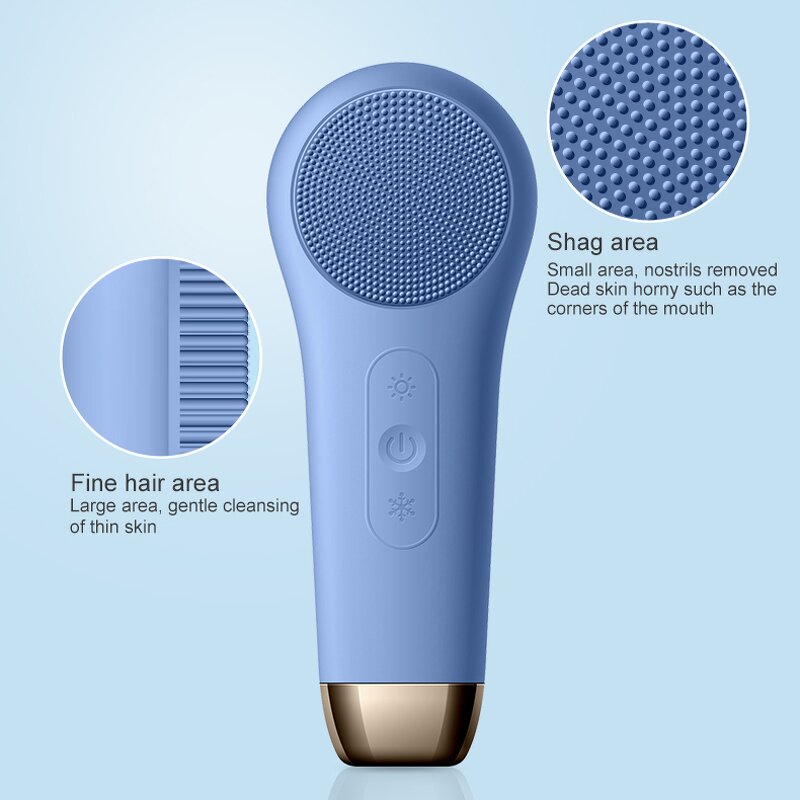 Facial Cleansing Brush Manufacturer - Custom Beauty Soft Siliconic Sonic Hand-Held