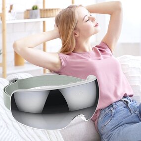 Eye Massage Mask Manufacturer - 3 Colors LED Photon Warm Vibration for Home Use