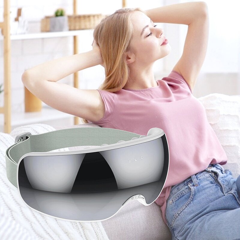 Eye Massage Mask Manufacturer - 3 Colors LED Photon Warm Vibration for Home Use