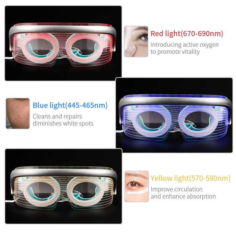 Eye Massager Wand Manufacturer - 4-in-1 Electric LED Heating for Skin Tightening
