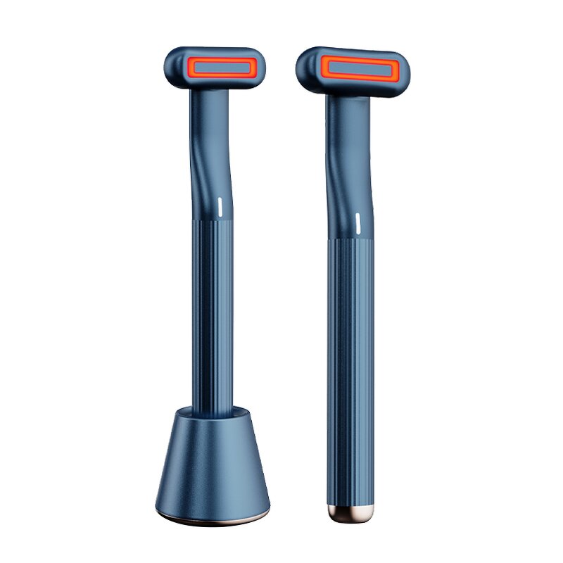 LED Facial Skincare Wand Manufacturer - 5 In1 Dual Color Red Blue Light Therapy