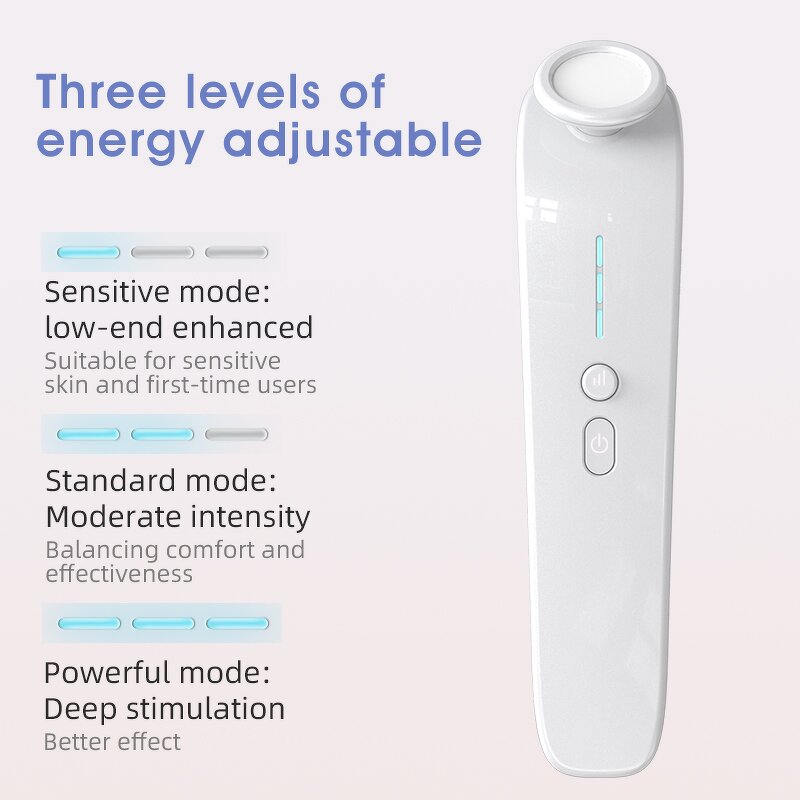 Face Neck Massager Manufacturer - Handheld EMS Vibration Heating Guasha for Skin Tightening