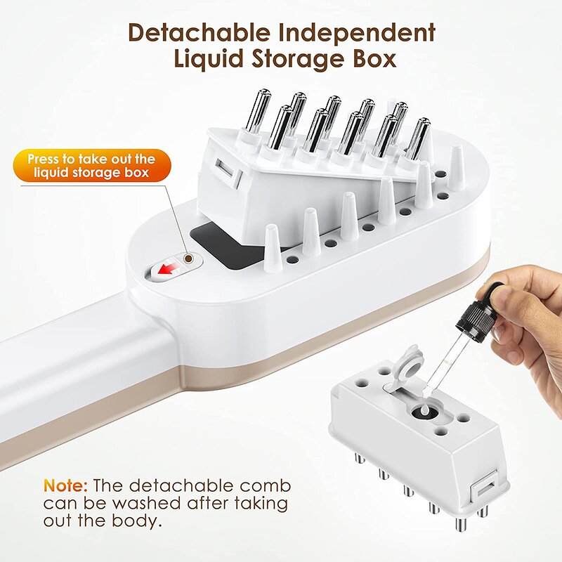 Hair Regrowth Comb Manufacturer - EMS Laser Vibration Battery Powered for Hair Loss