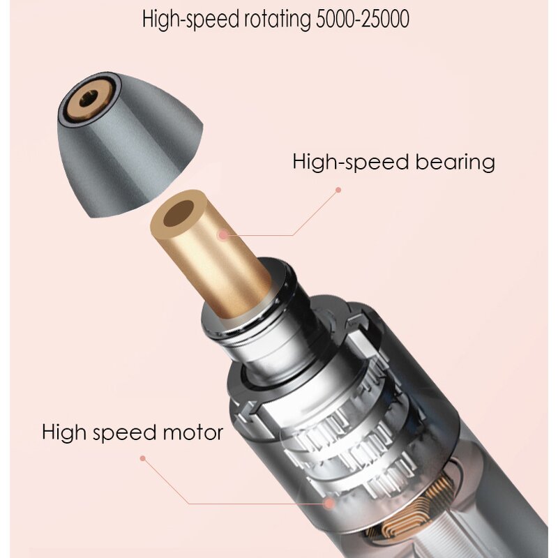 Nail Drill Machine Manufacturer - Portable Mini Rechargeable Cordless Electric
