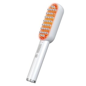 Hair Brush Comb Manufacturer - Portable Battery-Powered with LED Light Therapy & EMS Vibration