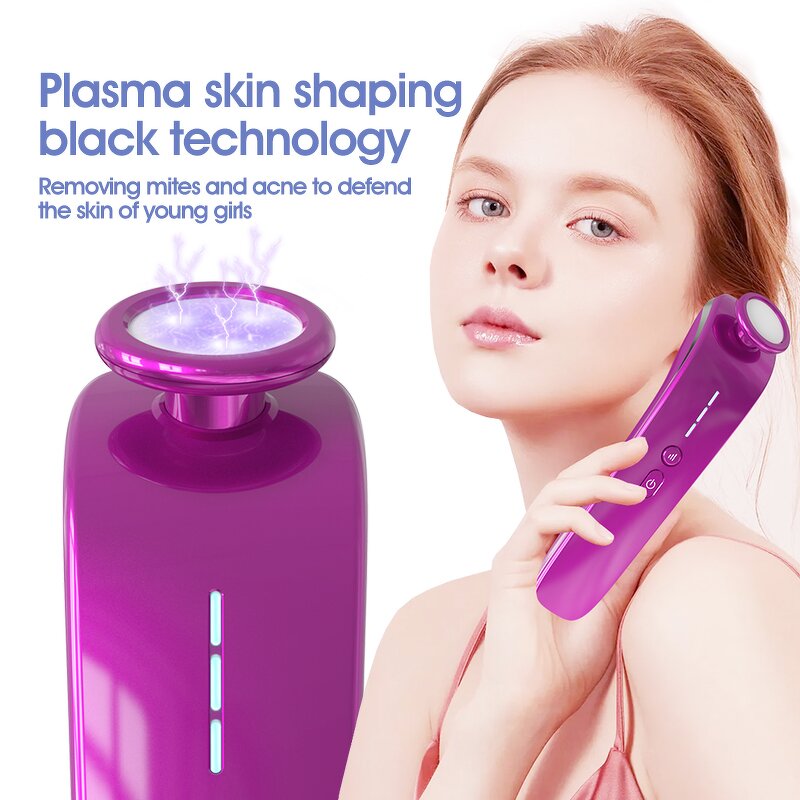 Face Neck Massager Manufacturer - Handheld EMS Vibration Heating Guasha for Skin Tightening