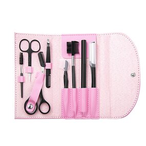 6/9Pcs Blackhead Remover Kit - Stainless Steel Blemish Acne Extractor with Leather Case