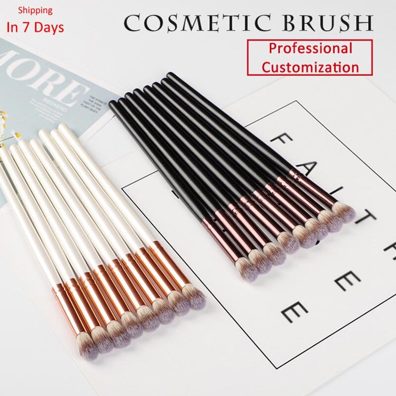13pcs Makeup Brush Set - Custom Logo Vegan Green Synthetic Hair Cosmetic Tool