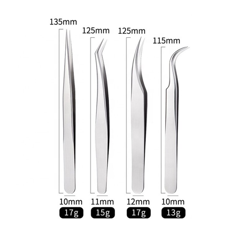 Blackhead Removal Kit - Stainless Steel Acne Needle Extractor Tweezers Blemish Set