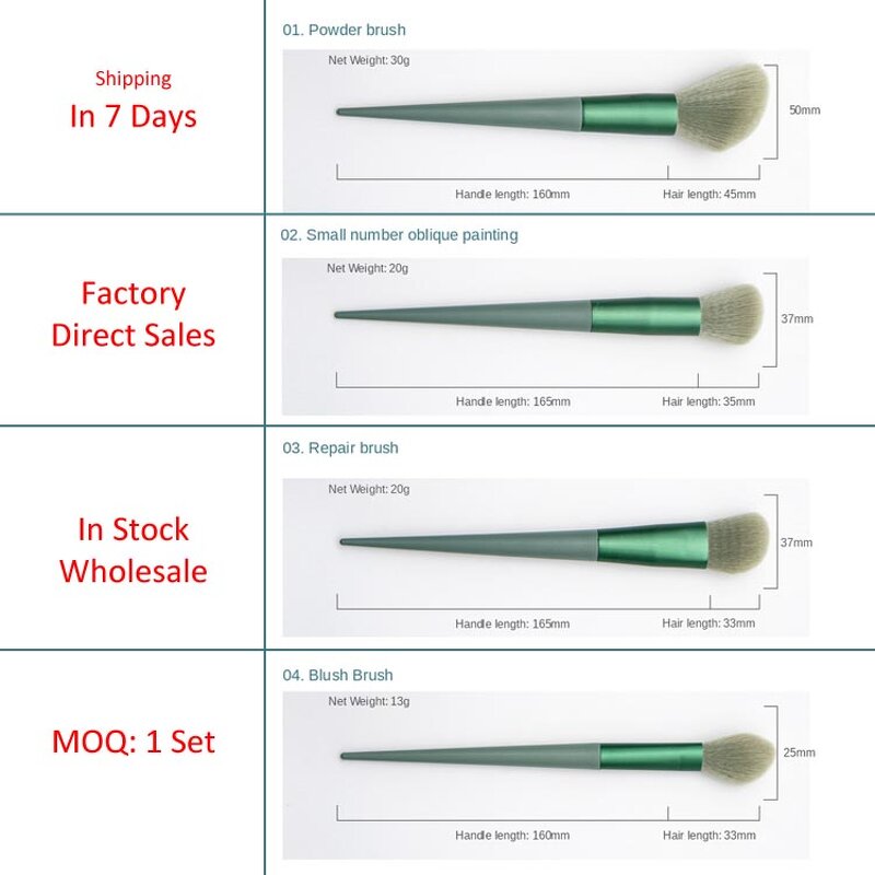 Single Makeup Brush - Women Face Eyeshadow Cosmetics Wand Beauty Tool