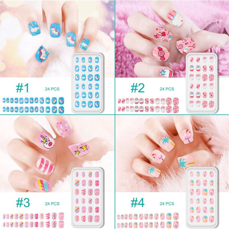 3D Silicone Nail Mold - Candy Bear Bow Detachable Decoration for Short Press on Nails