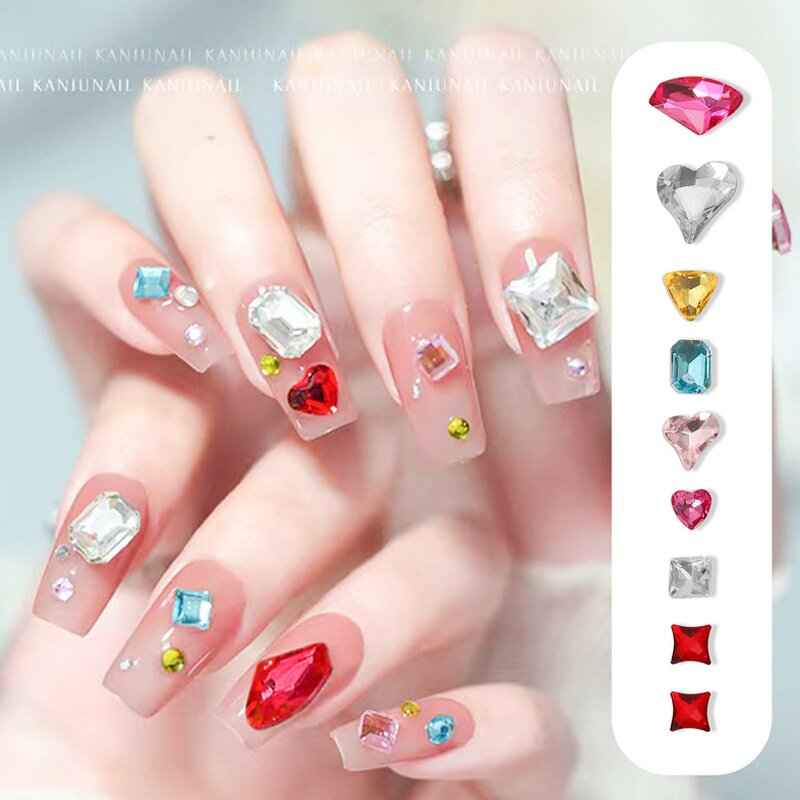 Luminous Nail Stickers - Halloween Skull Pumpkin Glowing Self Adhesive Decals