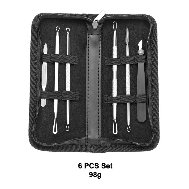 Mini Grooming Scissors - Stainless Steel Curved Round Tip Eyebrow Eyelash Nose Hair Tool