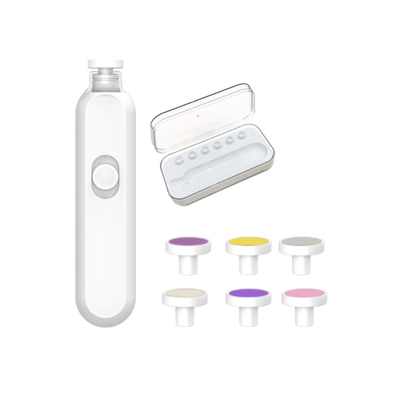Kids Electric Nail Trimmer - Cute Cartoon Mini Portable Polisher Grinder Tool