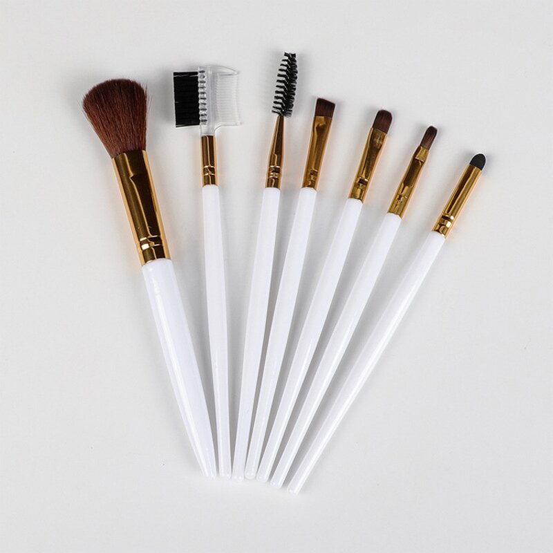 5pcs Makeup Brush Set - Synthetic Vegan Black Cosmetic Beauty Tool