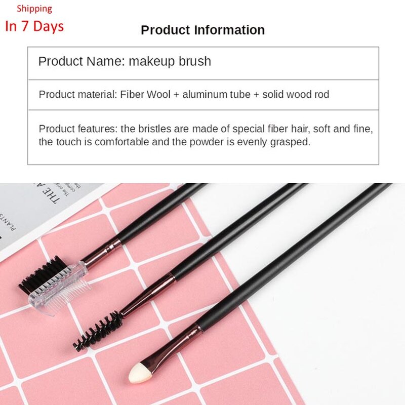 Single Eyeshadow Brush - Vegan Synthetic Hair Eye Shadow Blending Makeup Tool