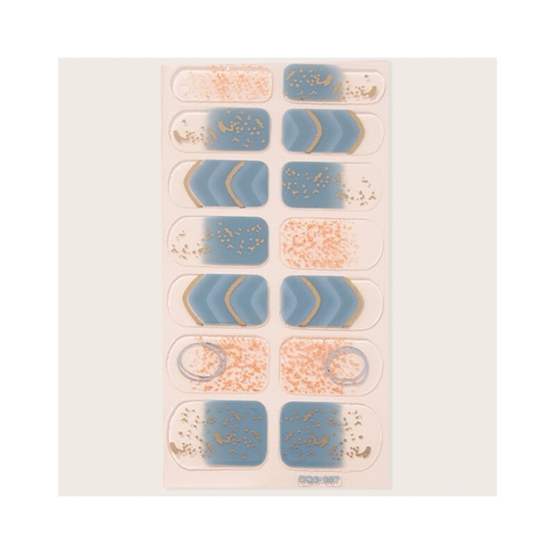 Nail Art Stamper - Transparent Jelly Silicone Head with Scraper for French Nails